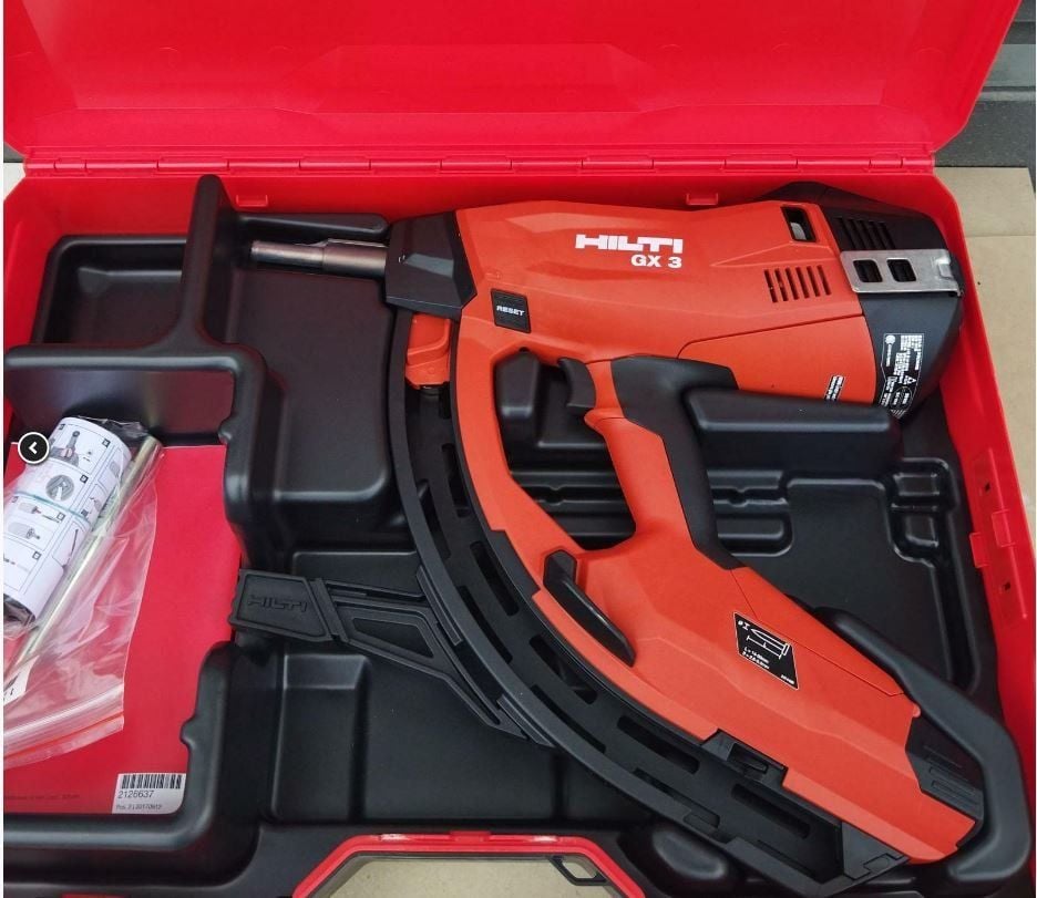 AVANTAJLI PAKET HILTİ GX3 YENİ NESİL GAZLI ÇİVİ ÇAKMA TABANCA VE 6 KUTU ÇİVİGAZ