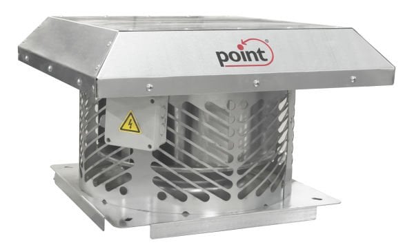 Point P-CF 400 Yatay Atışlı Radyal Çatı Tipi Fan 4120 m3