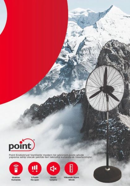 Point P-S 750 Sanayi Tipi Duvar Vantilatörü
