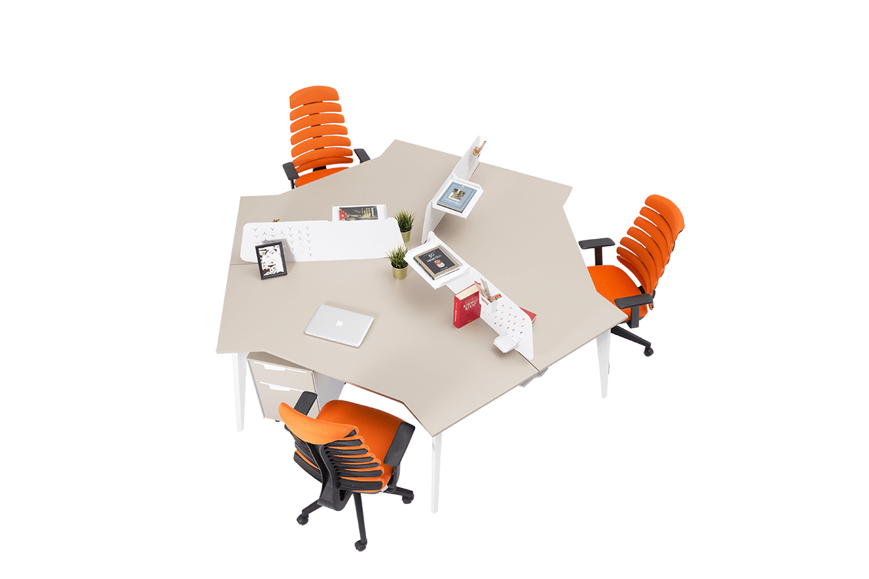 Elle Plus Üçlü Workstation