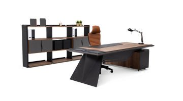 Elone Etajerli Yönetici Ofis Mobilyası