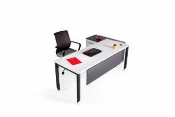 Lego Metal Ayaklı Etajerli Personel Masası