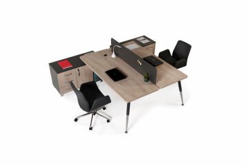 Bote Dolaplı 2'li Workstation