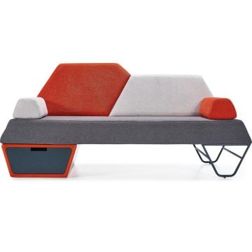 Loga Asimetrik Soft Döşemeli Bekleme Koltuğu