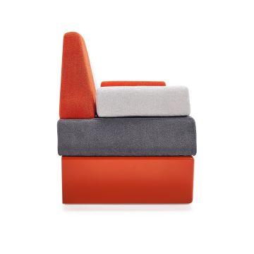 Loga Asimetrik Soft Döşemeli Bekleme Koltuğu