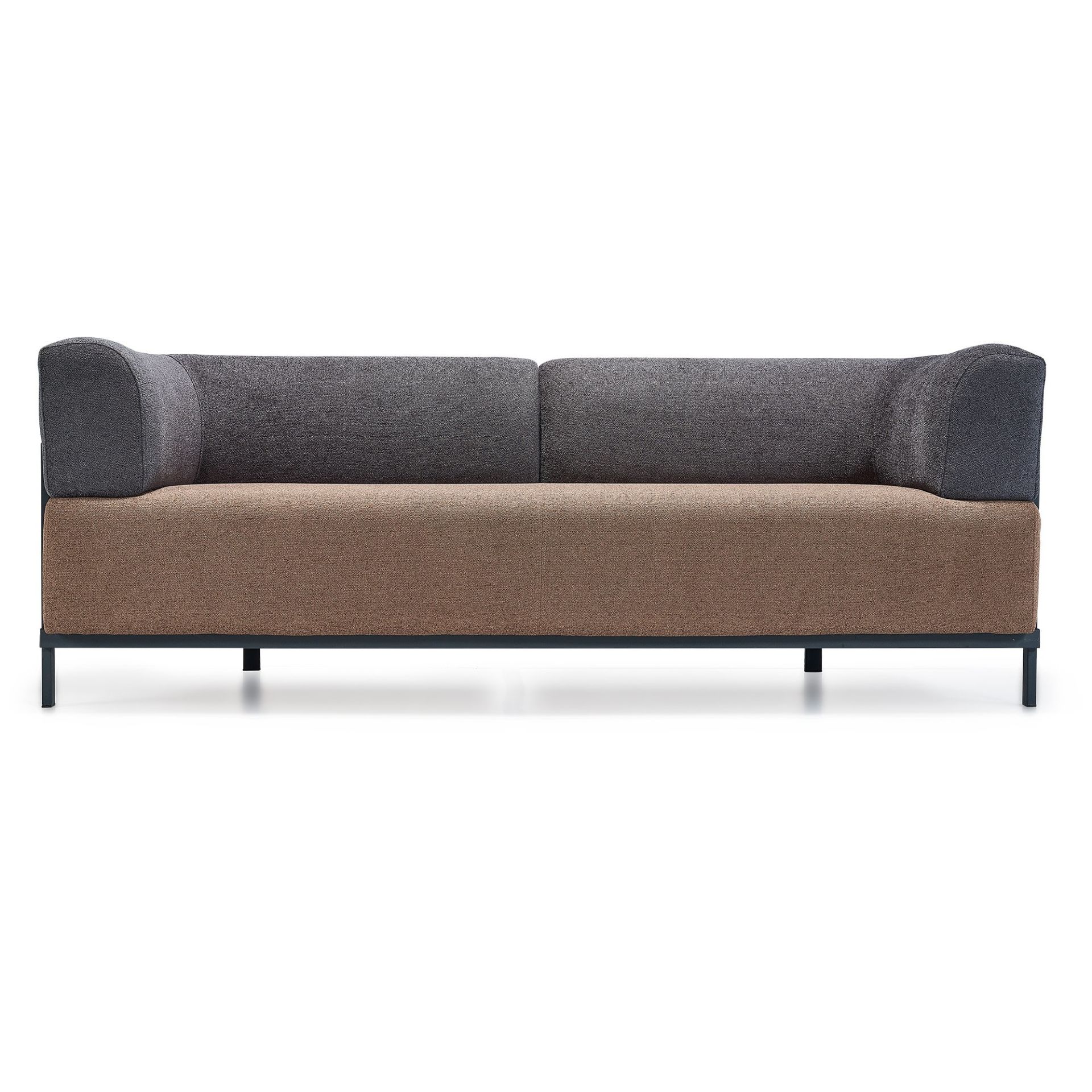 Varolin Metal Ayaklı Modern Üçlü Kanepe