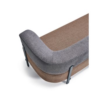 Varolin Metal Ayaklı Modern Üçlü Kanepe