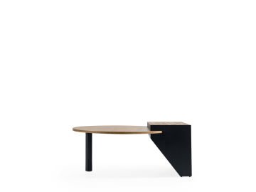 L06853 Yuvarlak Modern Sehpa