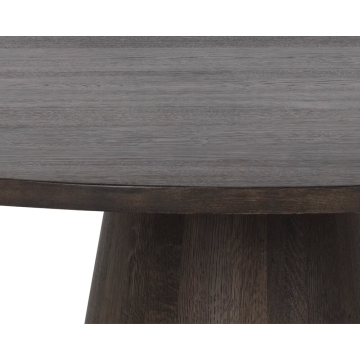 Walnut Yuvarlak Yemek Masası