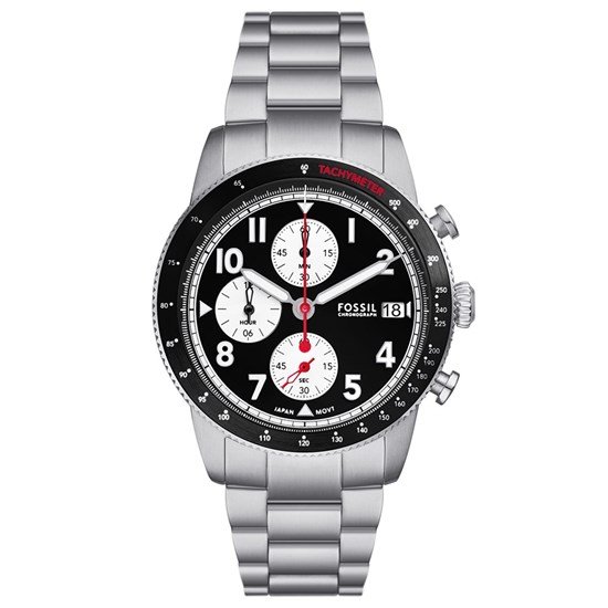 Fossil FFS6045 Quartz Çelik Gri 42 mm Erkek Kol Saati
