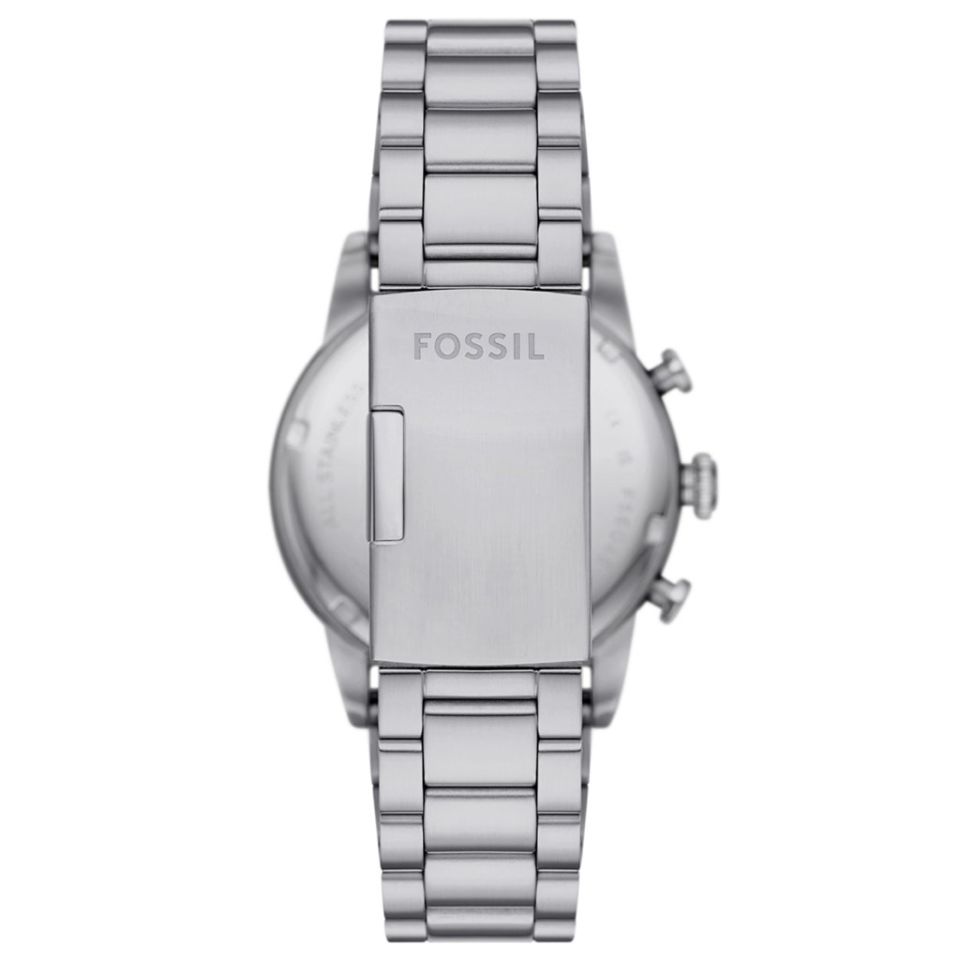 Fossil FFS6047 Quartz Çelik Gri Mavi Kadran 42 mm Erkek Kol Saati