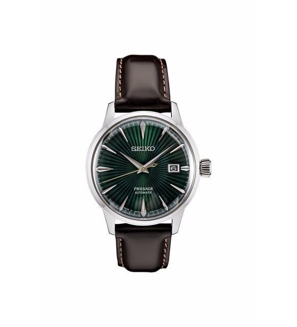 Seiko SRPD37J 41 mm Presage Otomatik Deri Kahverengi Erkek Kol Saati