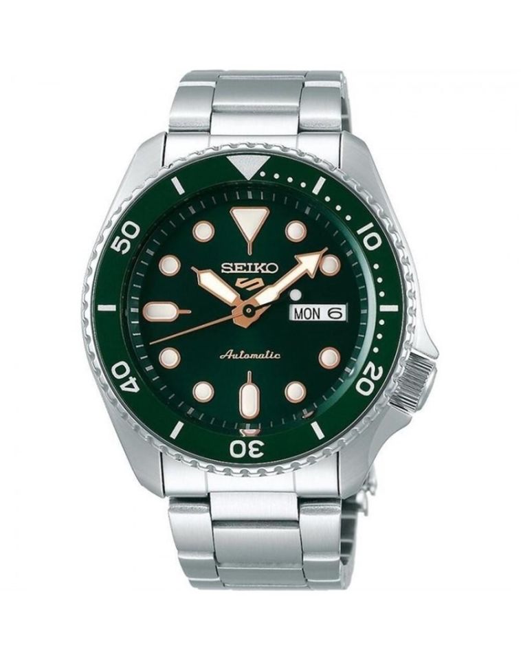 Seiko SRPD63K1 Otomatik Çelik Gri Yeşil Kadran Hardlex Cam 10 ATM 42 mm Erkek Kol Saati