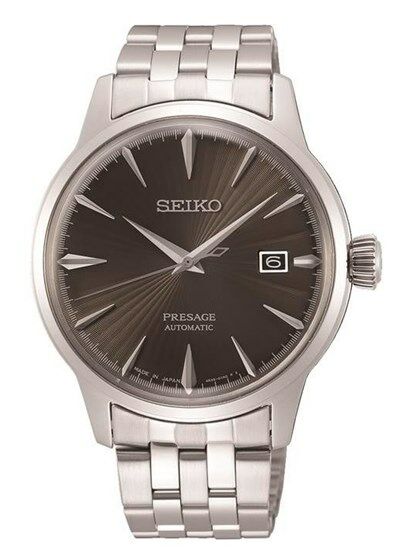 Seiko SRPE17J 41 mm Gri Otomatik Çelik Gri Siyah Kadran 5 ATM Erkek Kol Saati