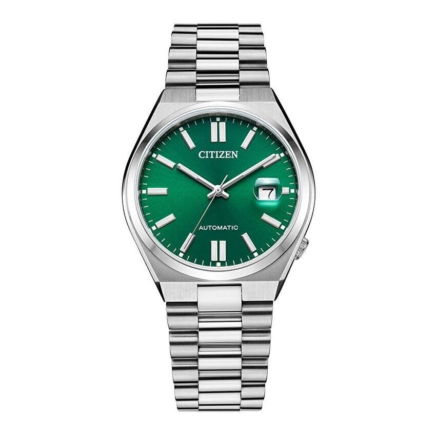 Cıtızen Tsuyosa NJ0150-81X Otomatik Çelik Yeşil Kadran 40 mm Erkek Kol Saat