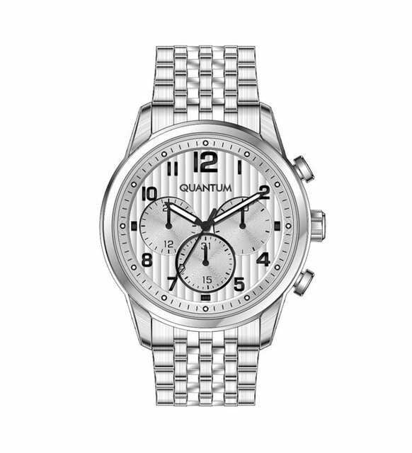 Quantum ADG999.330 Quartz Çelik Gri 47 mm Erkek Kol Saati