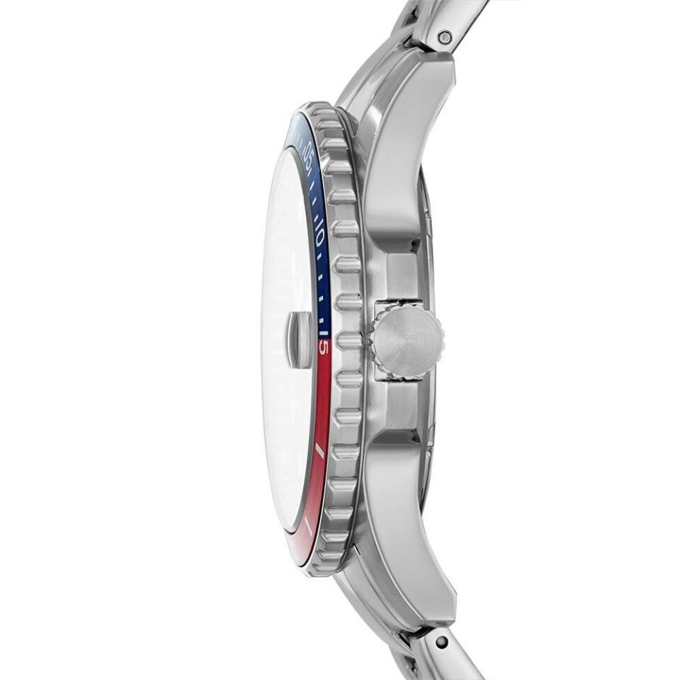 Fossil FFS5657 Quartz Çelik Gri Siyah Kadran 42 mm Erkek Kol Saati