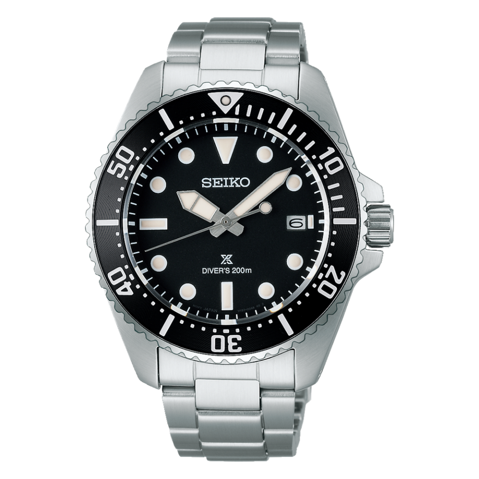 Seiko SNE597P1 Solar Çelik Gri Siyah Kadran 20 ATM 41 mm Erkek Kol Saati