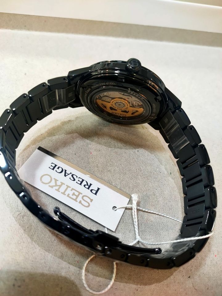 Seiko SRPJ15J Otomatik Çelik Siyah 40 mm Erkek Kol Saati