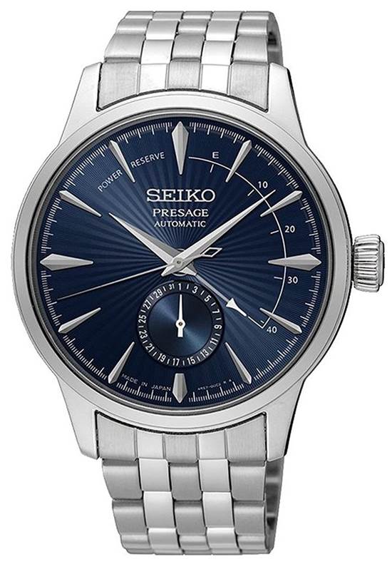 Seiko SSA347J Otomatik Çelik Gri Lacivert Kadran 41 mm Erkek Kol Saati