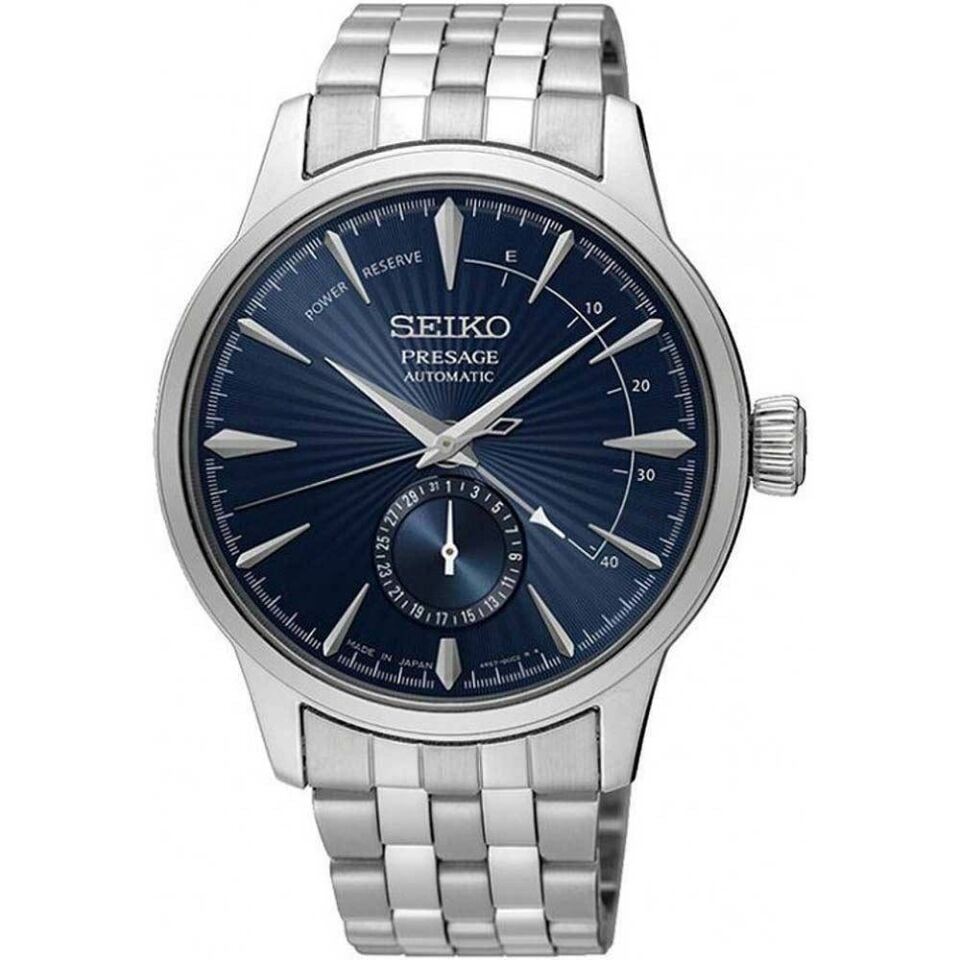 Seiko SSA347J Otomatik Çelik Gri Lacivert Kadran 41 mm Erkek Kol Saati