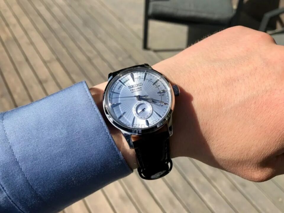 Seiko SSA343J Otomatik Deri Siyah 10 ATM 40 mm Erkek Kol Saati