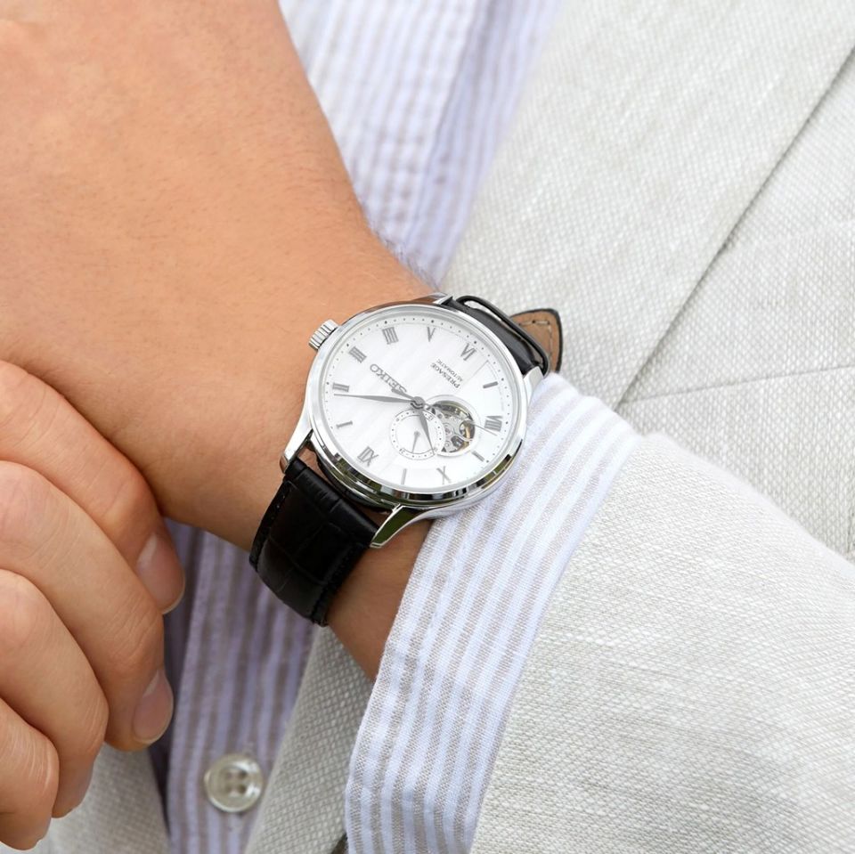 Seiko Prasage SSA379J 42 mm Siyah Safir Otomatik Erkek Kol Saati