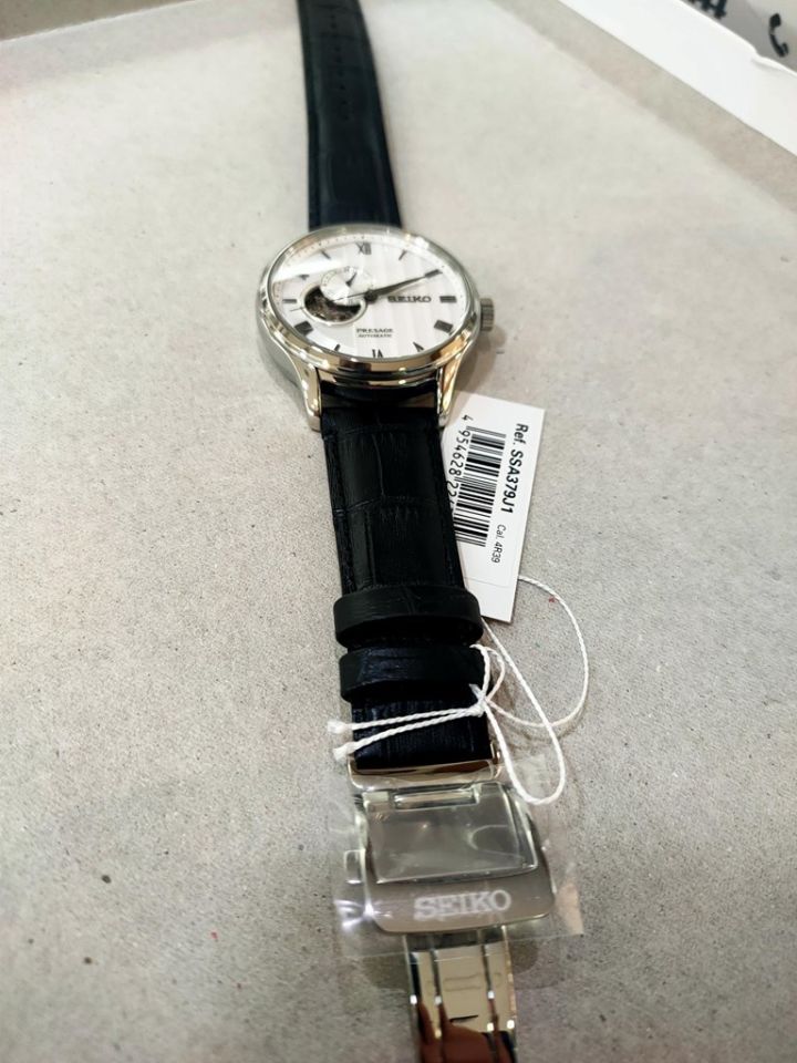 Seiko Prasage SSA379J 42 mm Siyah Safir Otomatik Erkek Kol Saati