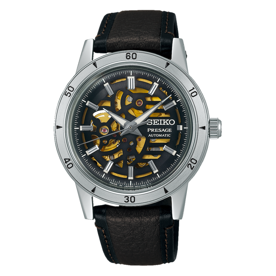 Seiko SSA461J Otomatik Deri Siyah 40 mm Erkek Kol Saati