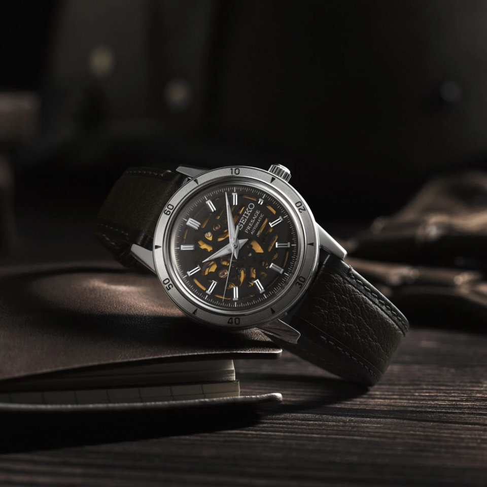 Seiko SSA461J Otomatik Deri Siyah 40 mm Erkek Kol Saati