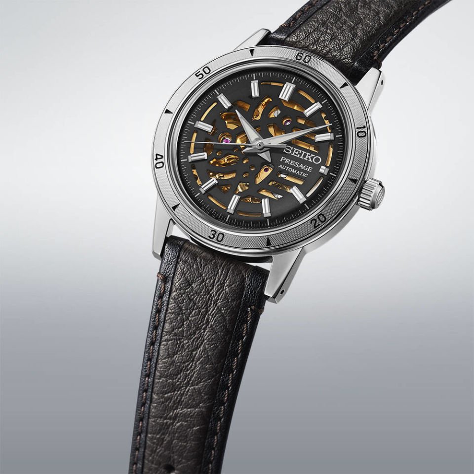 Seiko SSA461J Otomatik Deri Siyah 40 mm Erkek Kol Saati