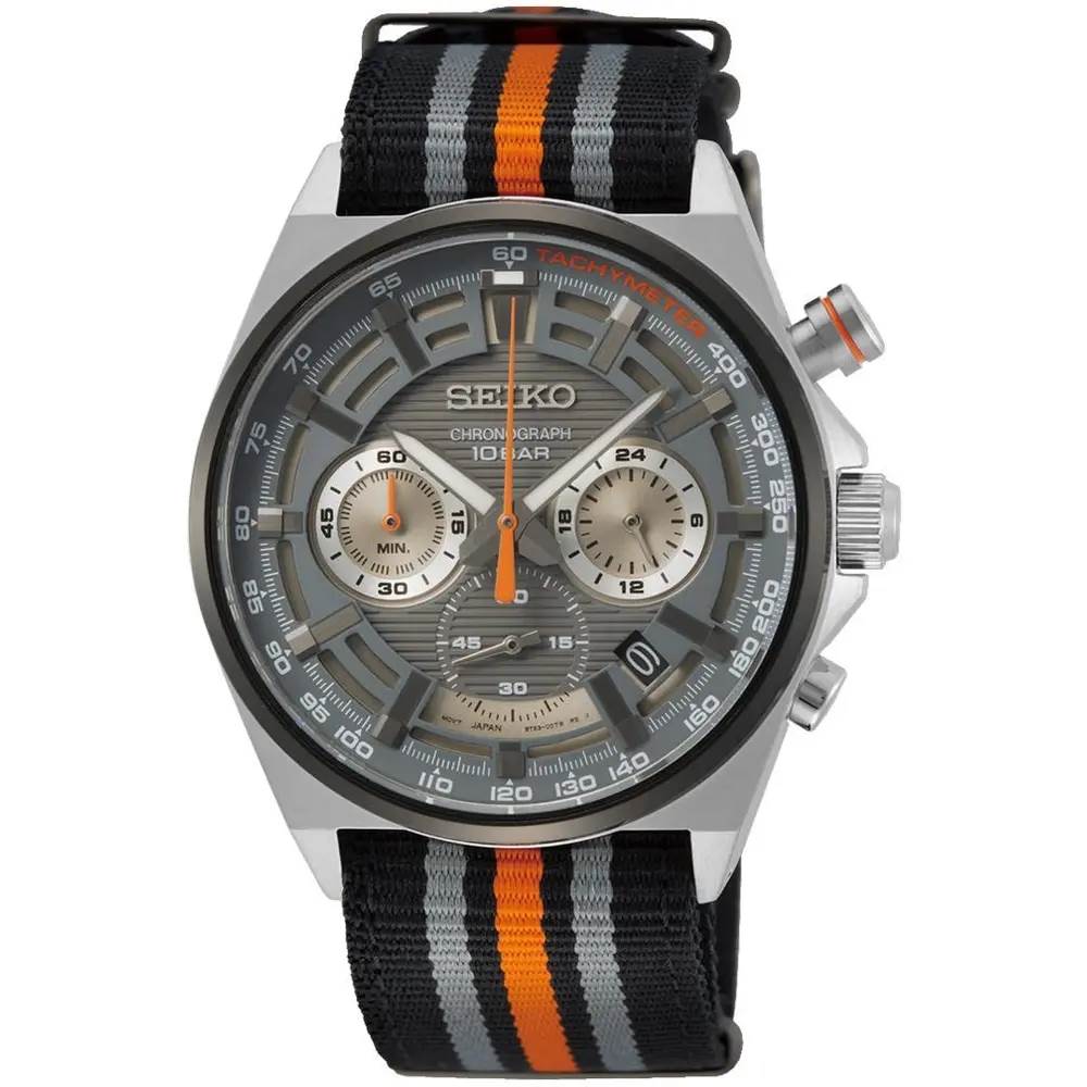 Seiko SSB403P Nato Renkli Kordon 41 mm Erkek Kol Saati