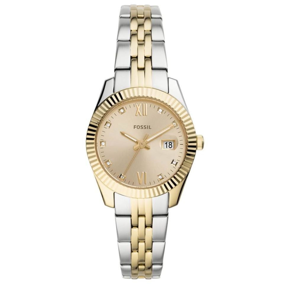 Fossil FES4949 Quartz Çelik Altın/Gri 32 mm Kadın Kol Saati