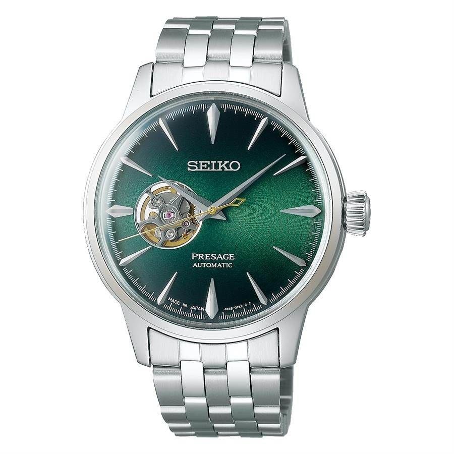 Seiko SSA441J Otomatik Gri Yeşil Kadran 40 mm Çelik Erkek Kol Saati