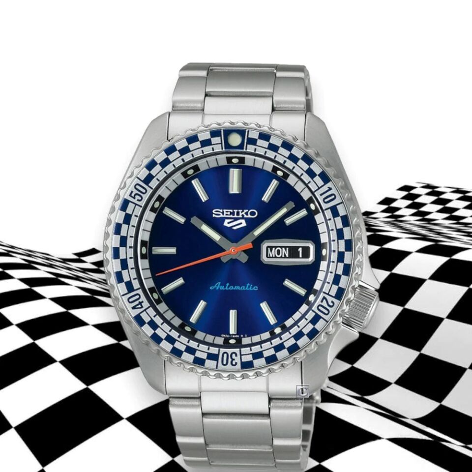 Seiko SRPK65K1 Kurmalı Otomatik Çelik Gri Lacivert Kadran 10 ATM Hardlex Cam 43 mm Erkek Kol Saati