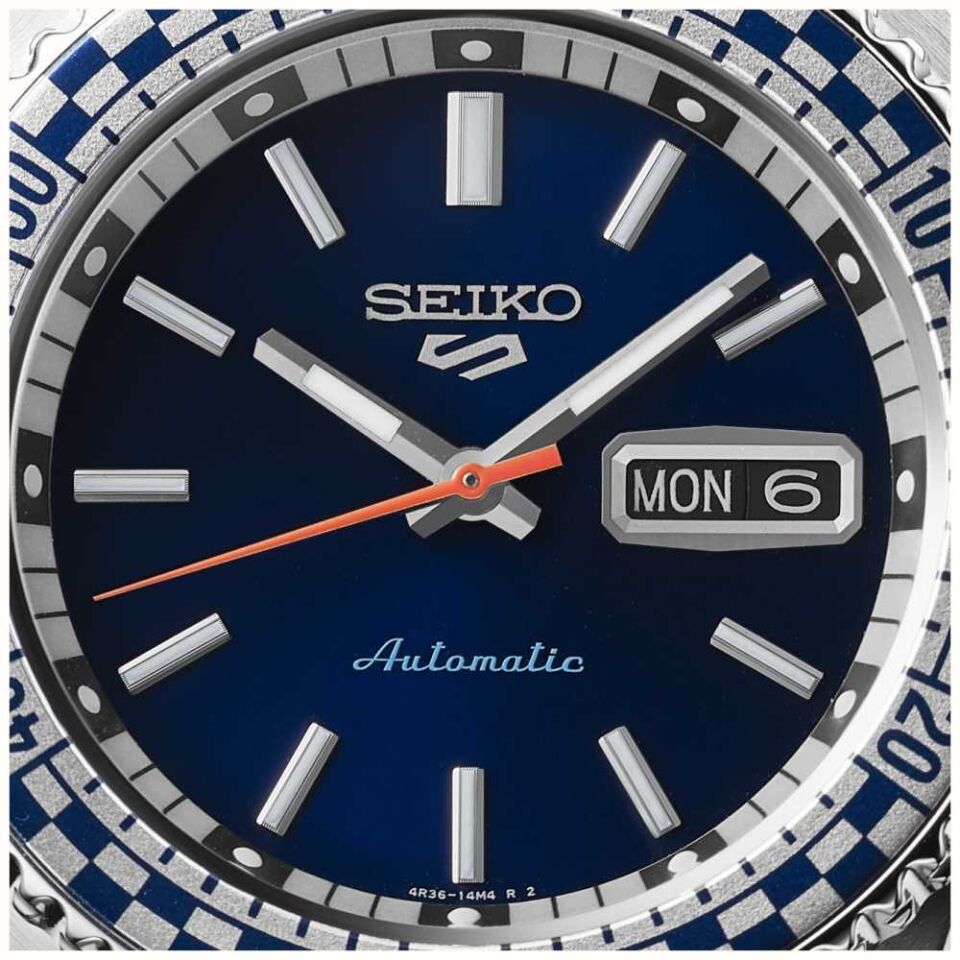 Seiko SRPK65K1 Kurmalı Otomatik Çelik Gri Lacivert Kadran 10 ATM Hardlex Cam 43 mm Erkek Kol Saati