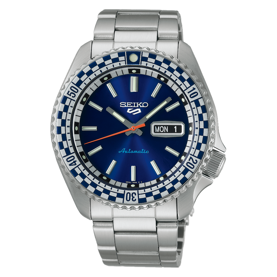 Seiko SRPK65K1 Kurmalı Otomatik Çelik Gri Lacivert Kadran 10 ATM Hardlex Cam 43 mm Erkek Kol Saati