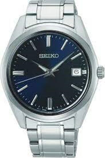 Seiko SUR309P Quartz Çelik Gri Lacivert Kadran Safir Cam 40 mm Erkek Kol Saati