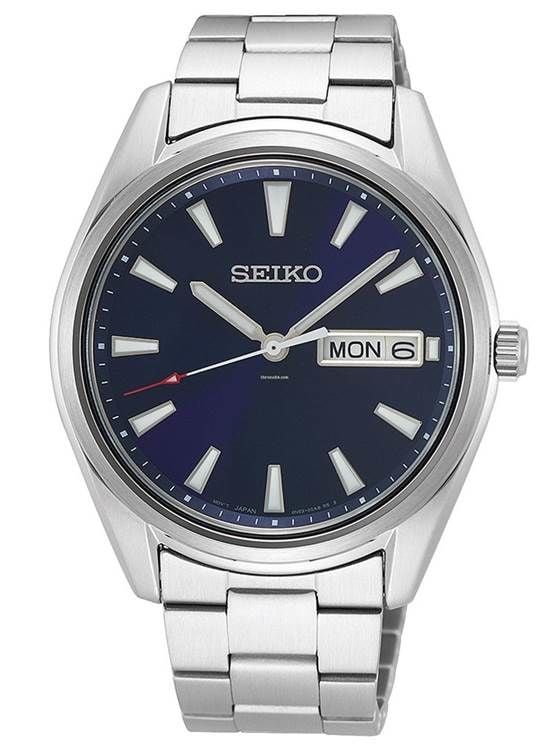 Seiko SUR341P Quartz Lacivert Kadran 40 mm Gri Çelik Erkek Kol Saati