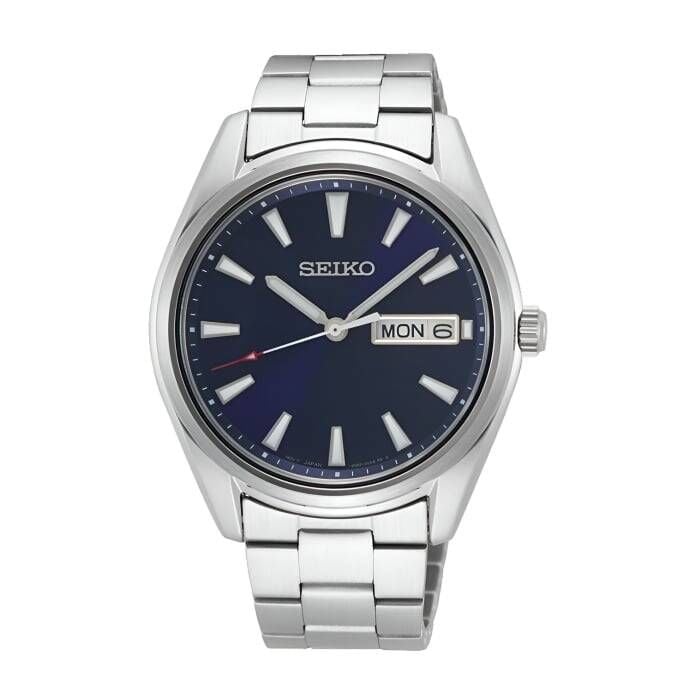 Seiko SUR341P Quartz Lacivert Kadran 40 mm Gri Çelik Erkek Kol Saati
