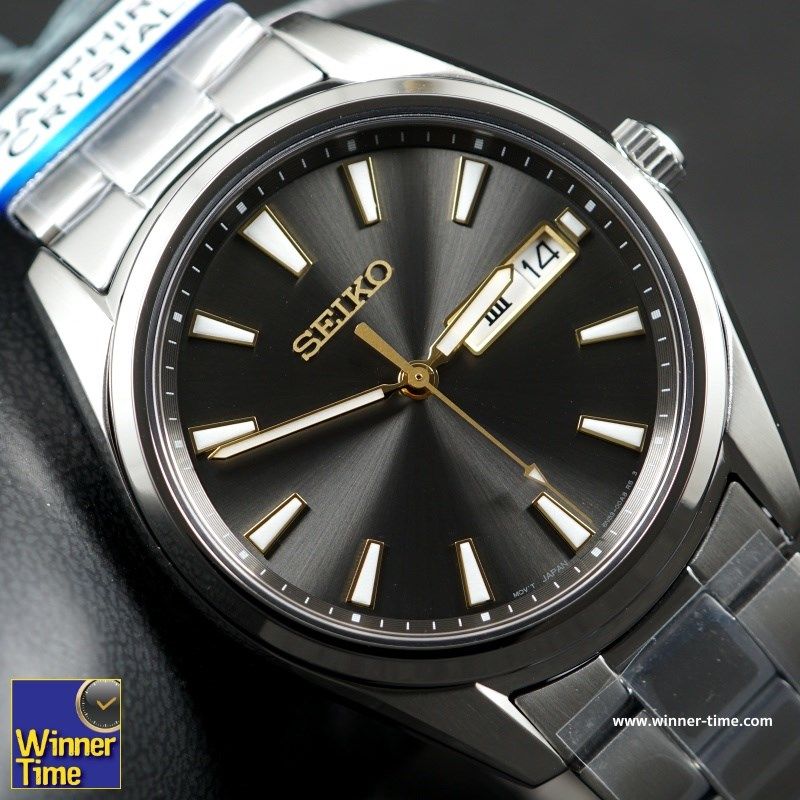Seiko SUR343P Quartz Çelik Gri 40 mm Erkek Kol Saati