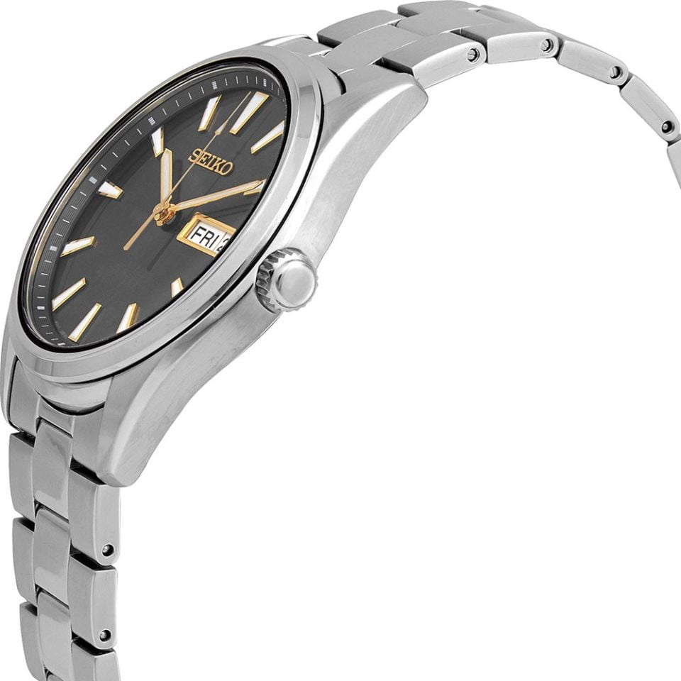 Seiko SUR343P Quartz Çelik Gri 40 mm Erkek Kol Saati