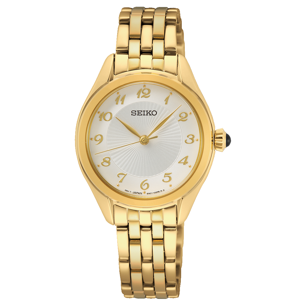 Seiko SUR384P Quartz Çelik Altın Rengi 29 mm Kadın Kol Saati