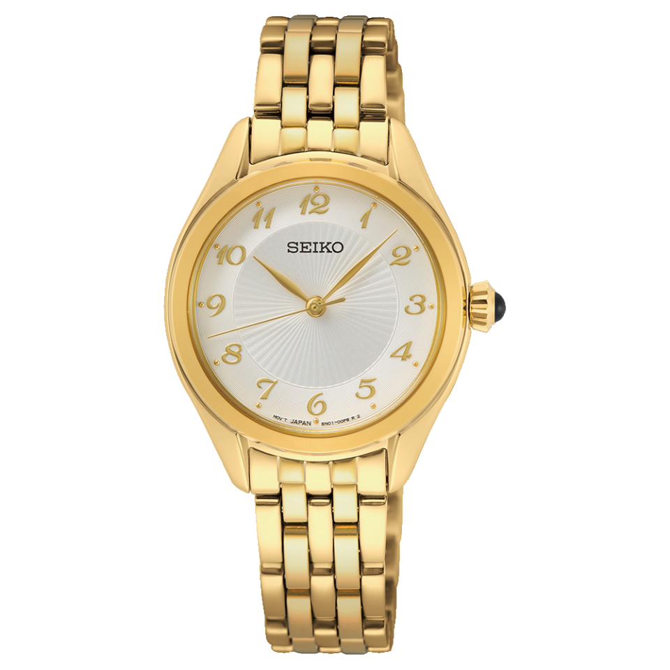 Seiko SUR384P Quartz Çelik Altın Rengi 29 mm Kadın Kol Saati