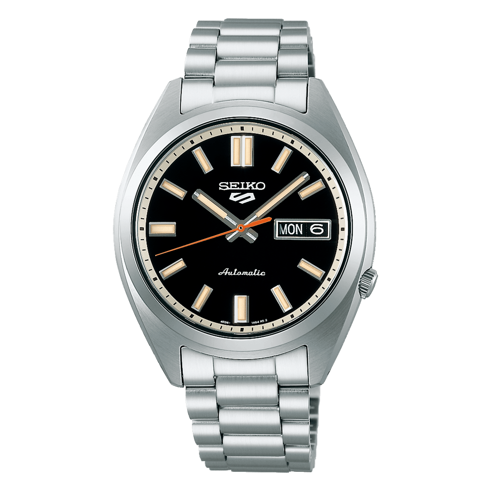 Seiko SRPK89K Otomatik Çelik Gri Siyah Kadran 38 mm Erkek Kol Saati