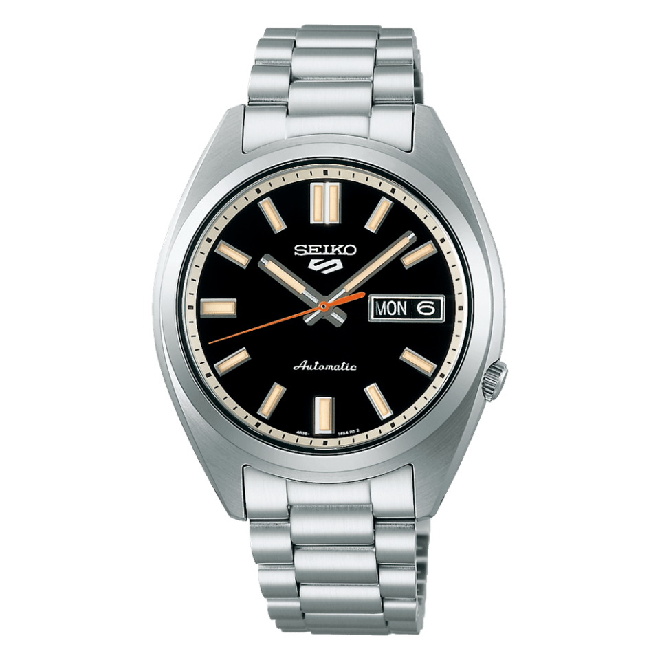 Seiko SRPK89K Otomatik Çelik Gri Siyah Kadran 38 mm Erkek Kol Saati