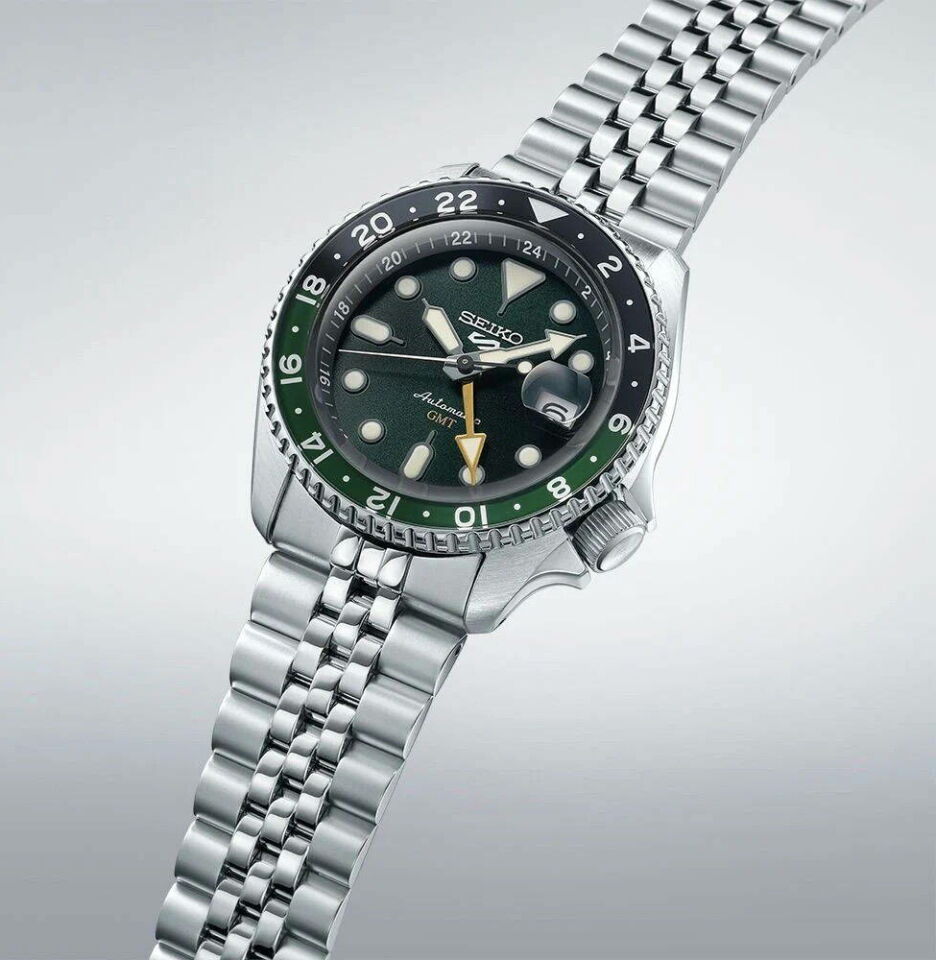 Seiko SSK035K Otomatik Çelik Gri Yeşil Kadran 42 mm Erkek Kol Saati