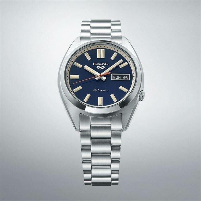 Seiko SRPK87K Otomatik Çelik Gri Lacivert Kadran 10 ATM 38 mm Erkek Kol Saati