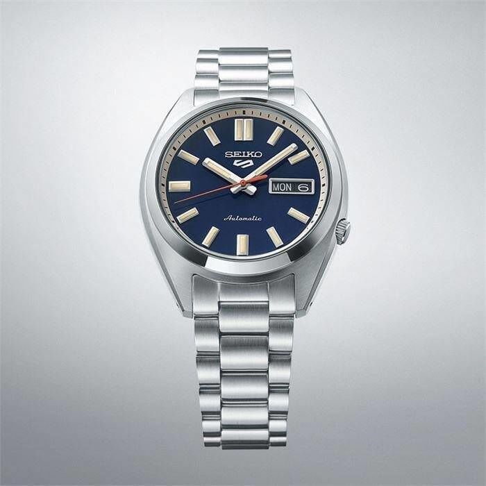 Seiko SRPK87K Otomatik Çelik Gri Lacivert Kadran 10 ATM 38 mm Erkek Kol Saati