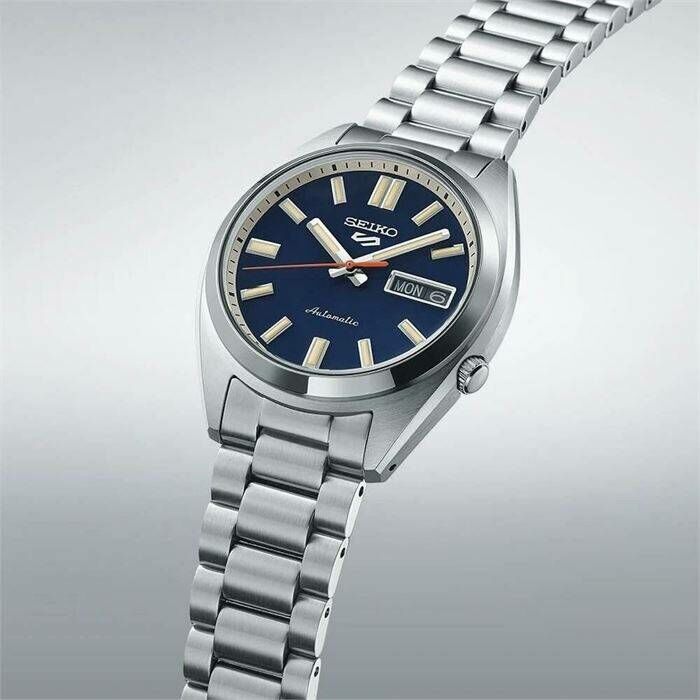 Seiko SRPK87K Otomatik Çelik Gri Lacivert Kadran 10 ATM 38 mm Erkek Kol Saati